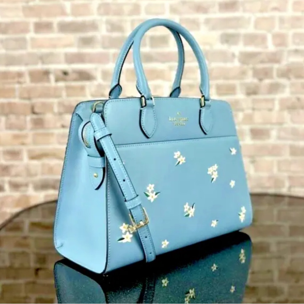 KATE SPADE MADISON LEATHER MEDIUM SATCHEL CROSSBODY SHOULDER BAG PURSE $459 - Picture 2 of 6